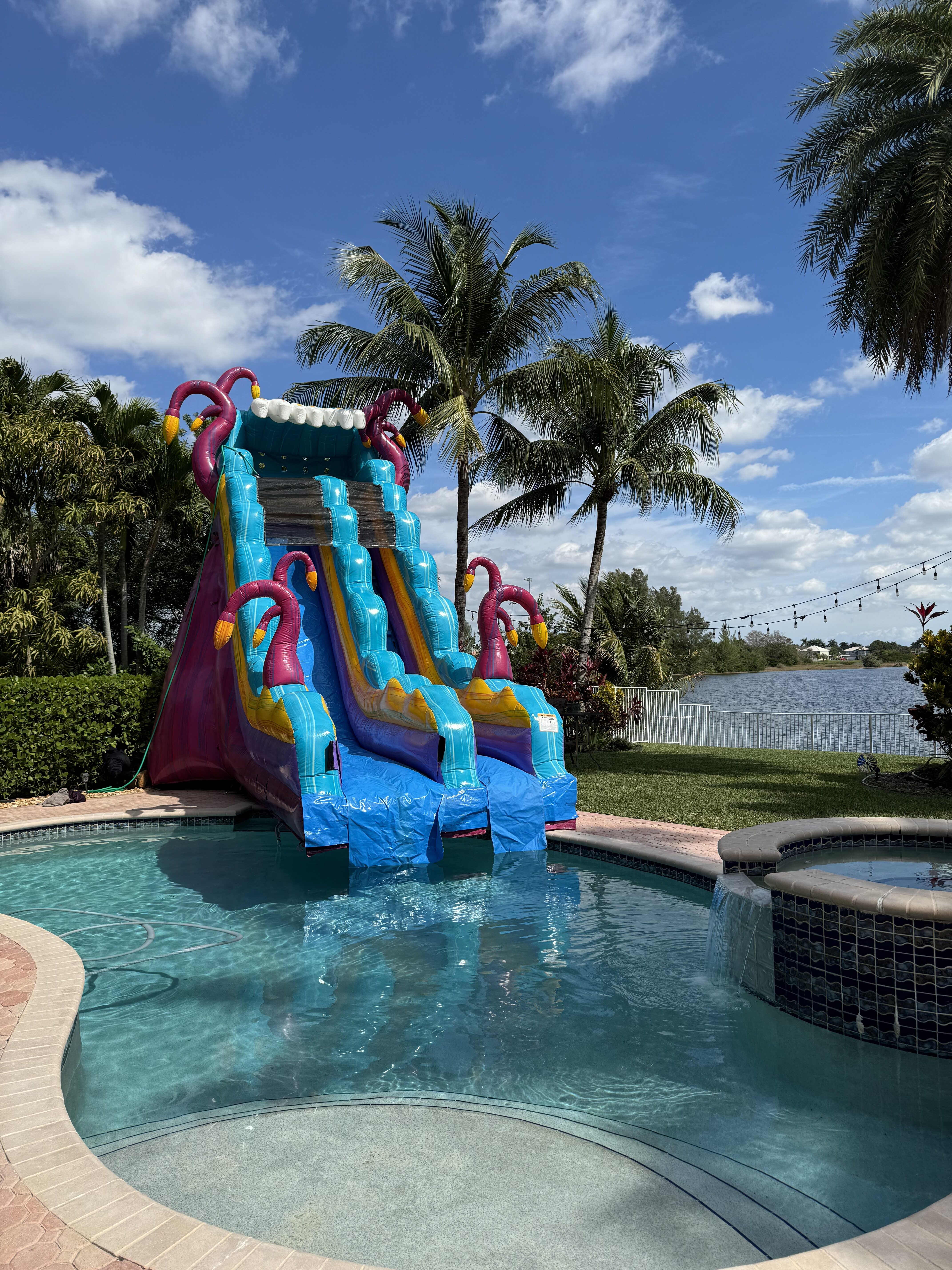 Mysterious Jungle Waterslide 19ft T, 37ft L, 15ft W