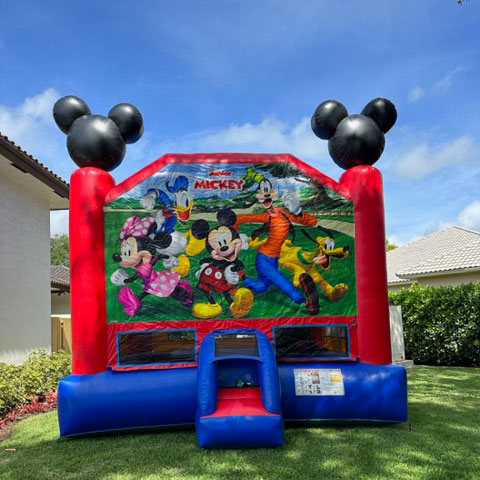 jumpers paradise rent miami Bounce Houses rent theme Mickey and Minnie 2