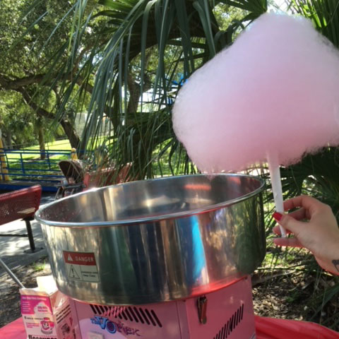 jumpers paradise rent miami Concessions Cotton Candy Machine 02