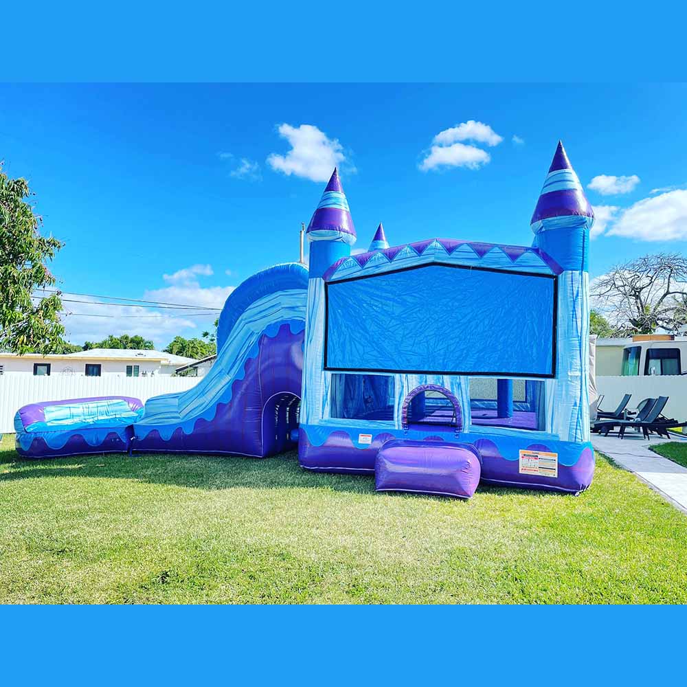jumpers paradise rent miami Water Slides Bounce Houses rent 6in1 Titan Combo bounce house 1