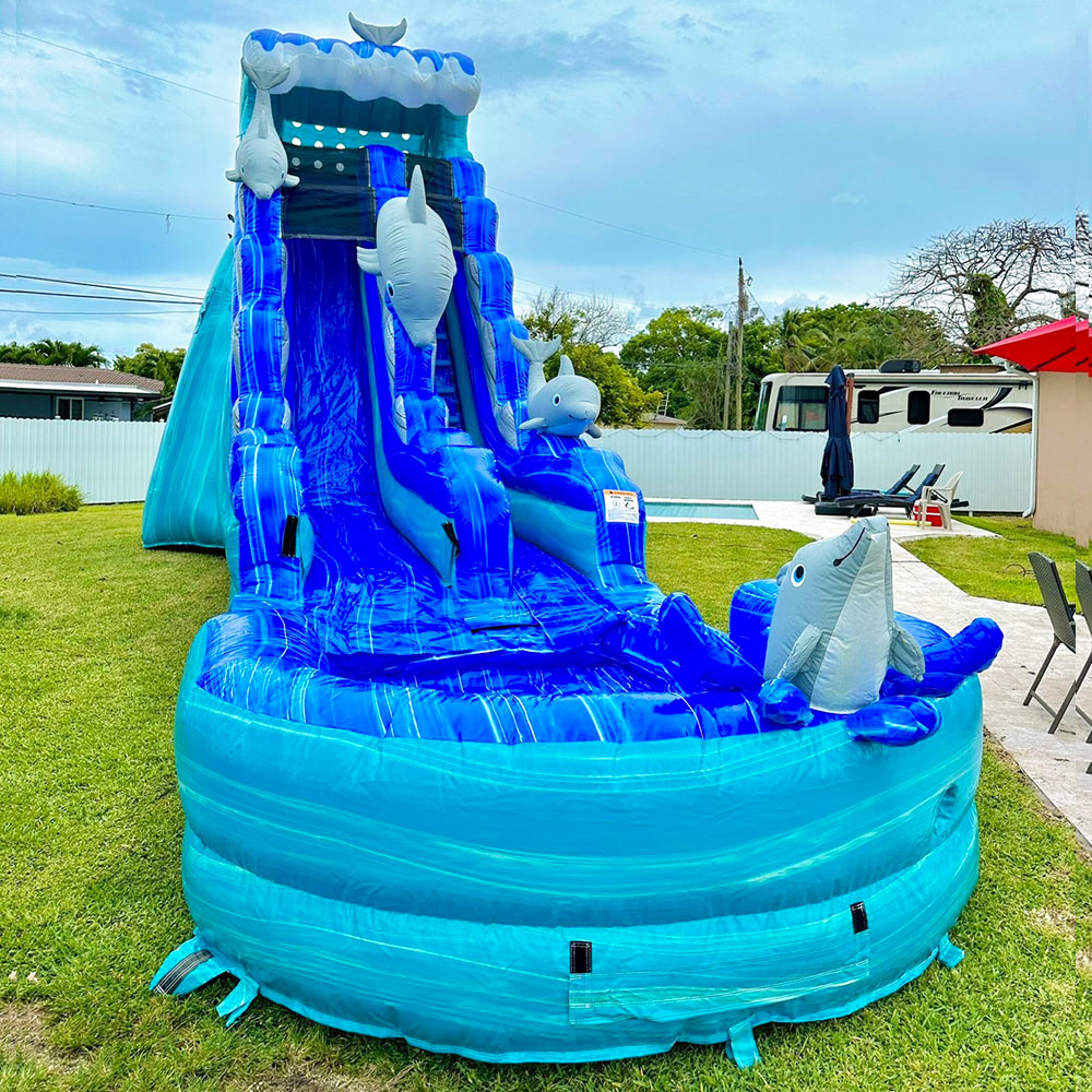 jumpers paradise rent miami Water Slides Dolphin 1 1
